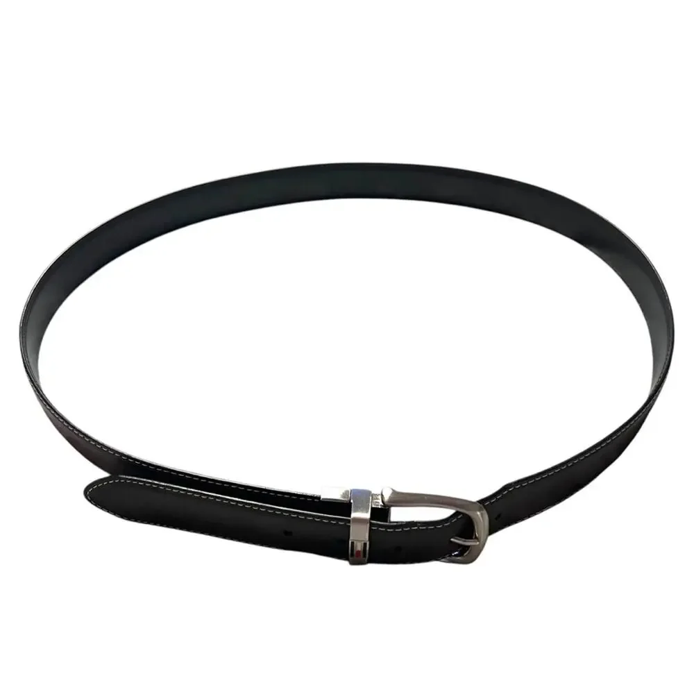 TOMMY HILFIGER LEATHER BELT Brown Black Leather Men’s Size 38 FAST SHIP 1343-24